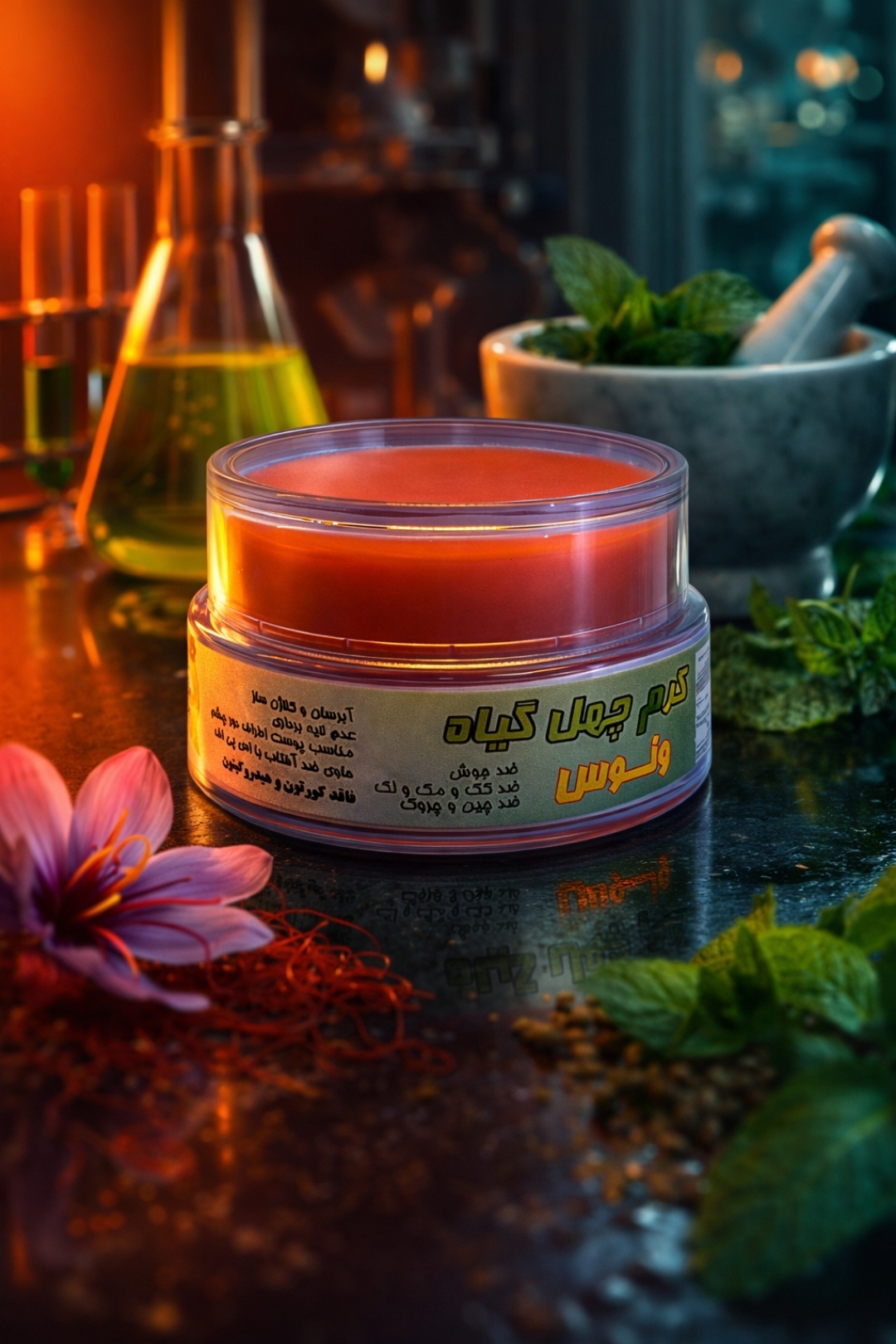 کرم رفع لک چهل گیاه